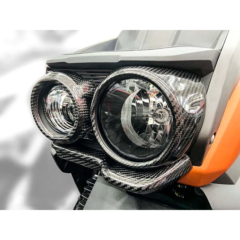 三重賣場 MOS MOTOR BWS-125 2021下巴/大燈燈罩 卡夢 碳纖維 前導流 下巴飾蓋 卡夢飾蓋 雙大燈