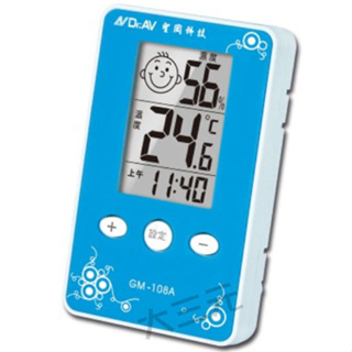 NDr.AV聖岡科技 三合一智能液晶 溫濕度計 GM-108A 溫度計 濕度計