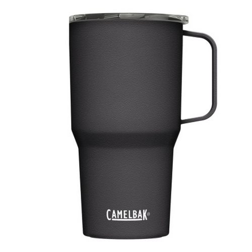 [阿爾卑斯戶外] CamelBak Tall Mug 710ml 不鏽鋼日用保溫馬克杯(保冰) 濃黑 CB2746001