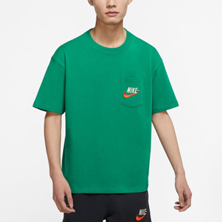 S.G NIKE NSW DM6426-365 綠色 復古LOGO 寬鬆 口袋短T 短袖 短T 男生