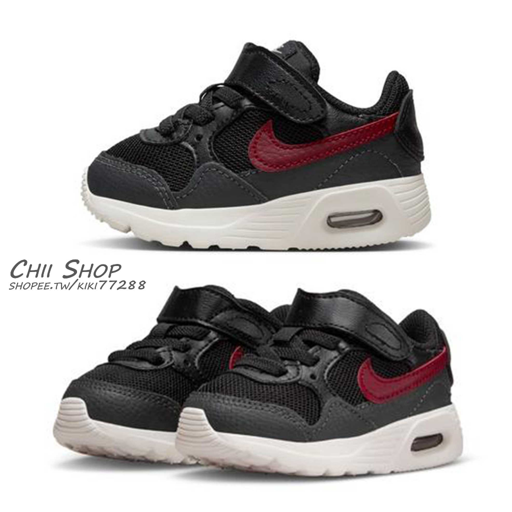 【CHII】日本 Nike Air Max SC 童鞋 小童 黑紅色 CZ5361-009