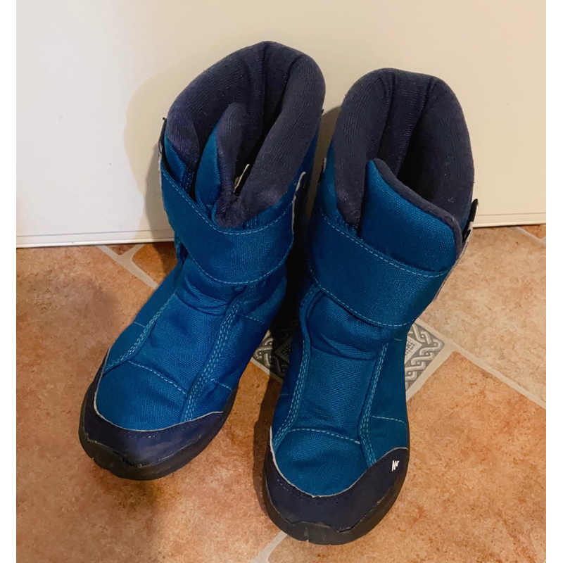 《迪卡儂》Quechua防滑/防水 -10°C雪地健行童鞋 雪國必備款