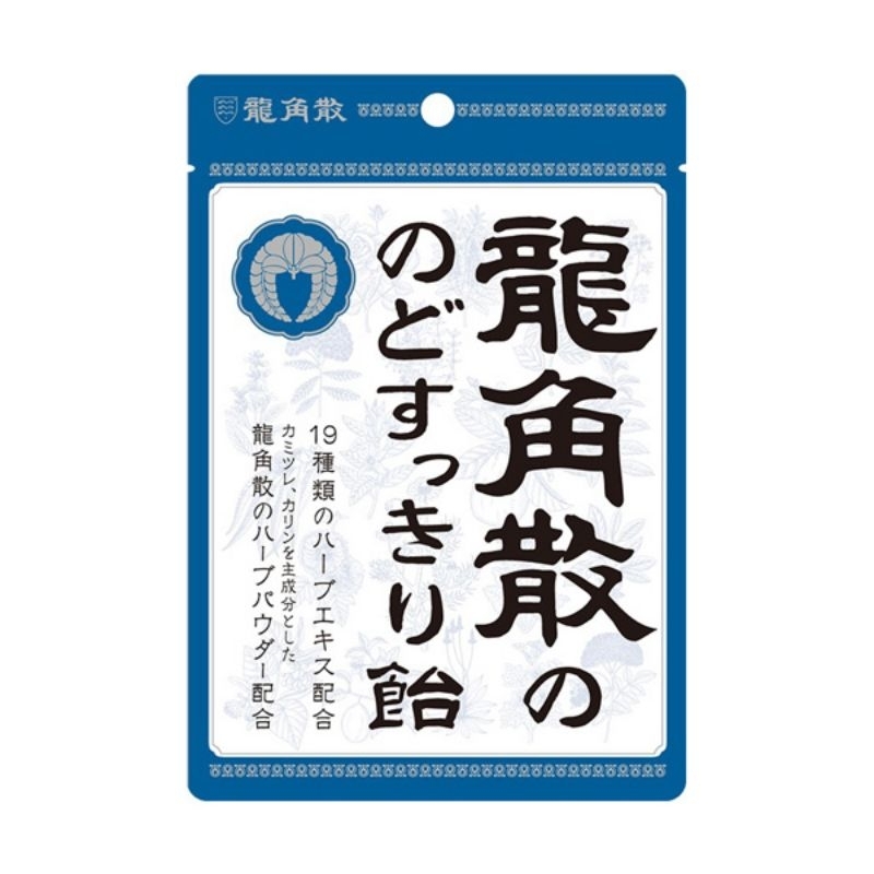 “袋裝”日本龍角散 草本潤 喉糖(原味)賞味期限：2024.08