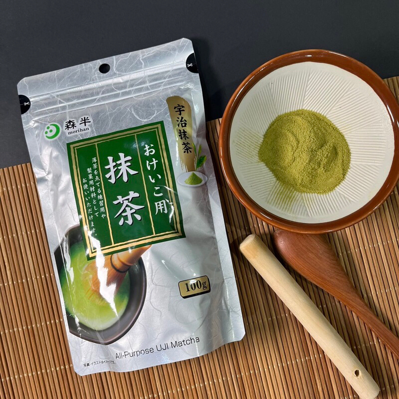 森半 無糖 抹茶粉 100g 日本 烘焙 沖泡