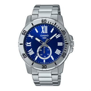 【KAPZZ】CASIO 紳士時尚羅馬時刻日期顯示腕錶 MTP-VD200D-2B