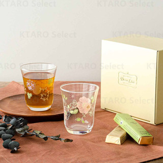 玻璃杯 現貨 日本製【東洋佐佐木】Decor Line 牽牛花 玻璃杯230ml 4入組 茶杯 日本茶杯 日本玻璃杯