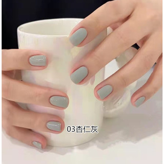 【俏美甲】CN 杏仁灰03光療指甲油膠 光療純色膠 奶綠灰彩繪指甲 奶灰蒼綠色光療凝膠指甲 光療美甲DIY 學生練習