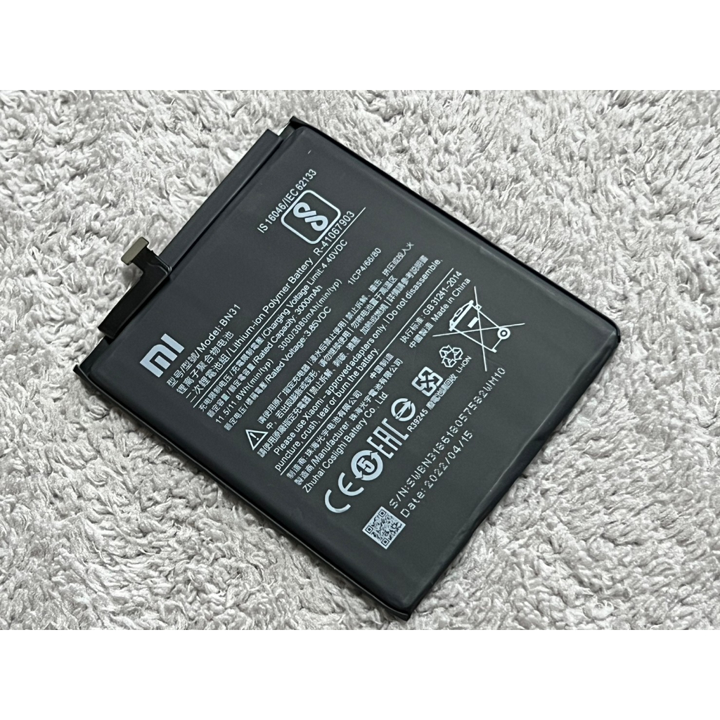 全新裸裝 小米 BN31 紅米 NOTE5 5A 小米 A1 5X 原廠電池 只有一顆便宜賣