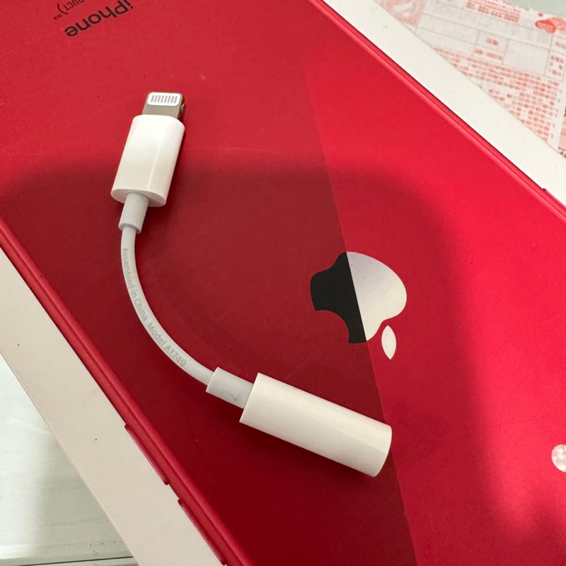 apple原廠Lightning 對 3.5 公釐耳機插孔轉接器