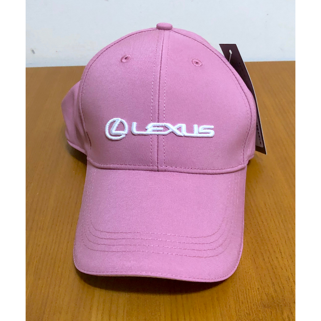 LEXUS 原廠 粉色 女用 運動帽 遮陽帽 帽子 可調式後扣