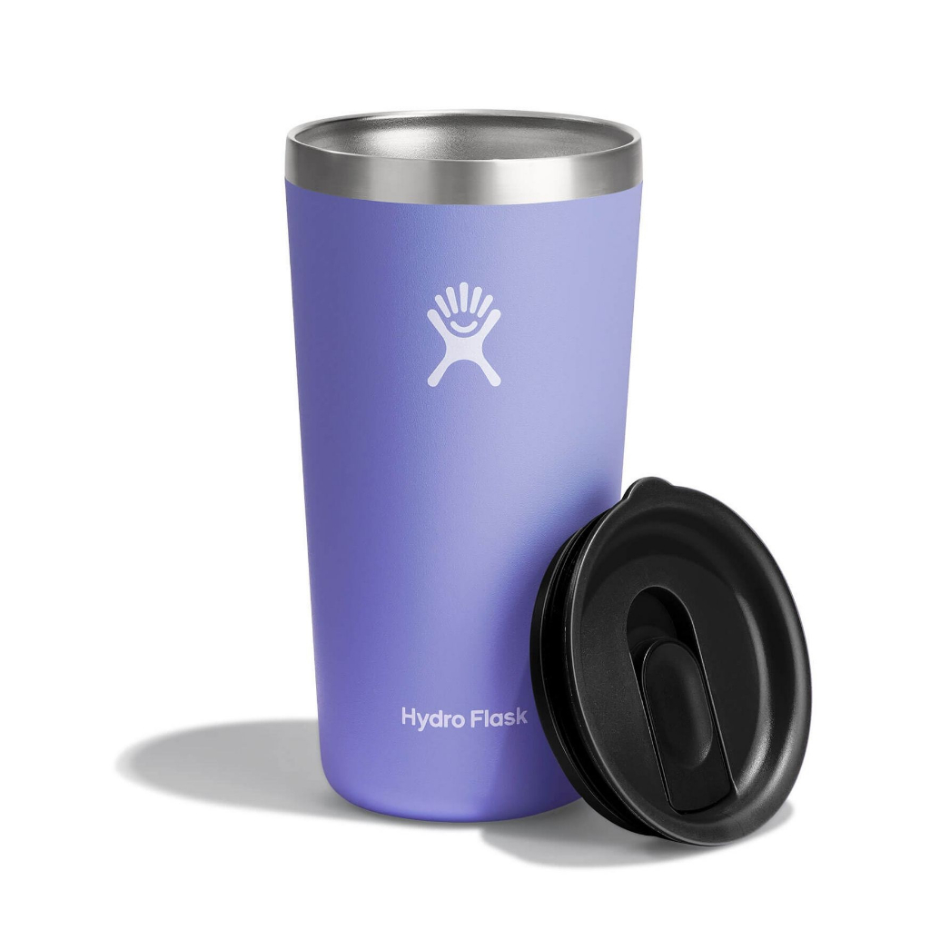 【Hydro Flask】20oz 591ml 保溫隨行杯(紫藤花)滑蓋咖啡杯 保溫杯 保冷杯 保溫瓶 TUMBLER