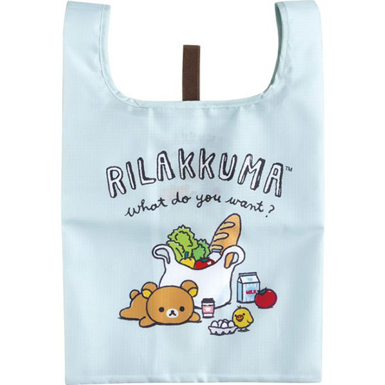 【預】Rilakkuma 拉拉熊  懶懶熊 折疊尼龍環保便當袋 環保購物袋 餐袋  購物袋