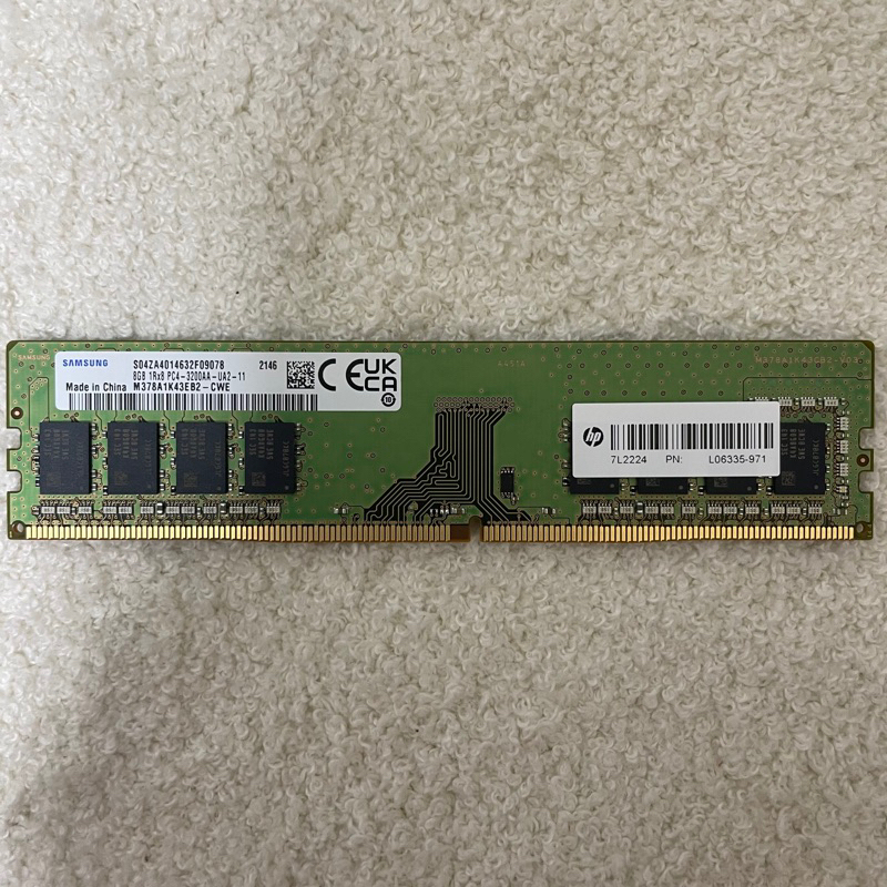 （三星顆粒）PC用記憶體 8G  3200 DDR4