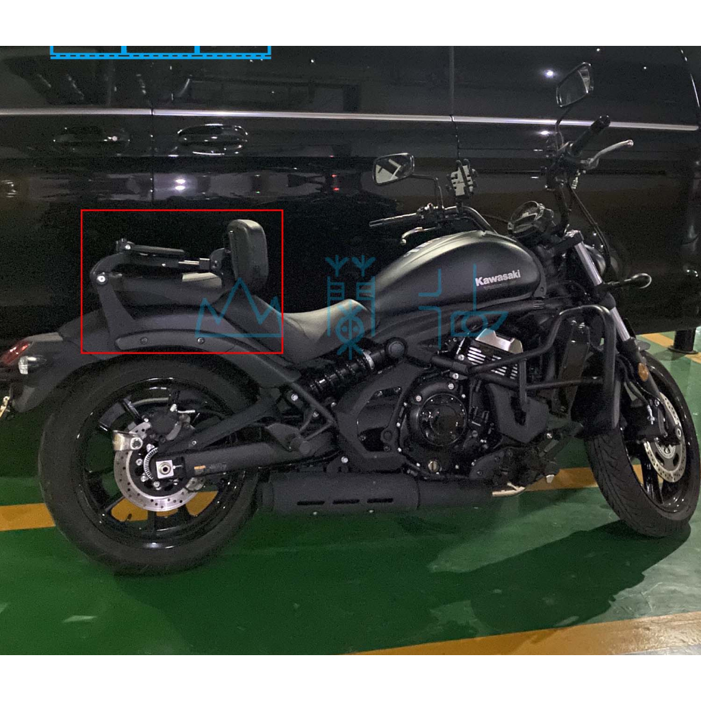 Vulcan S650保險桿 適用於kawasaki小火神改裝防倒桿 VN650 後靠背防撞桿原車開模