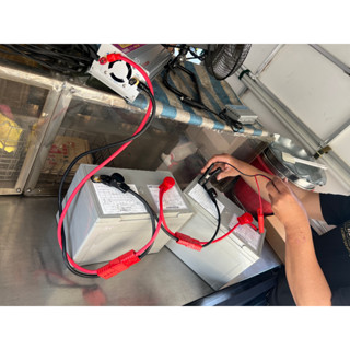 【110V行動電源】餐車電力配置 電池+逆變器+110V充電器+快速接頭接線