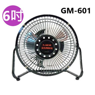A-Q小家電 臺灣通用 6吋工業桌扇 GM-601