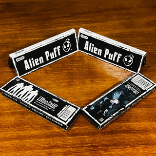 👽Alien 1 1/4 size black Rolling Paper 黑色 外星人捲煙紙 78mm
