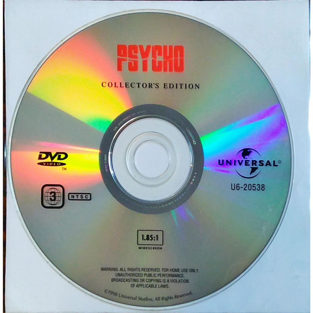 DVD - 驚魂記｜Psycho｜1999｜安海契｜茱莉安摩爾｜出租店DVD｜透明袋出貨