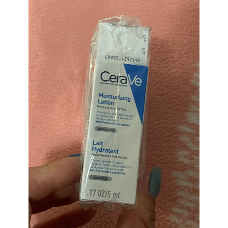 CeraVe 適樂膚-長效清爽保濕乳5ml 5件組