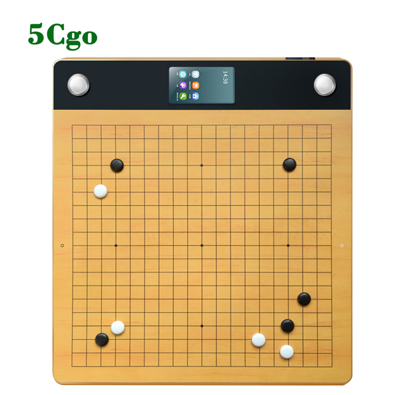 5Cgo【樂趣購】圍棋棋盤多功能智慧棋盤5G版電子棋盤寬電壓AI複盤做題連對弈平臺t584032654390