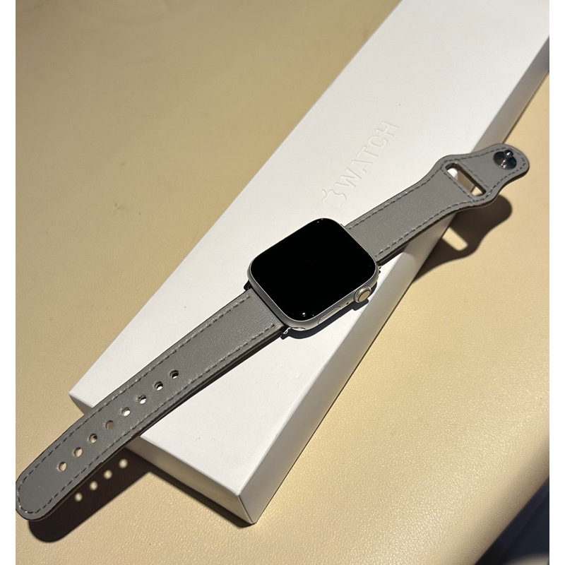 Apple Watch Series 6 銀色44mm 支援LTE行動網路-A2376