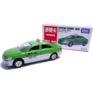 芃芃玩具中國代理正版TOMICA 多美小汽車CN-02 Toyota Camry Taxi 計程車出租車貨號42575