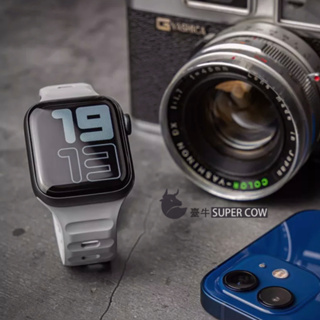 高品質透氣矽膠錶帶 適用 Apple watch錶帶 8代 7 6 SE 5 4 Ultra蘋果錶帶41 45 49mm