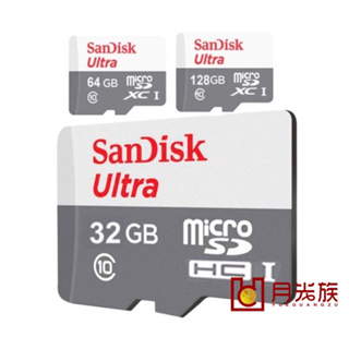 公司貨享保固 SanDisk記憶卡 讀取速度100MB/s microSD UHS-I 32G 64G 128G記憶卡