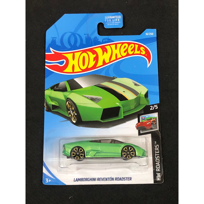 風火輪 hot wheels 藍寶堅尼 Lamborghini reventon roadster 牛 綠色 普卡