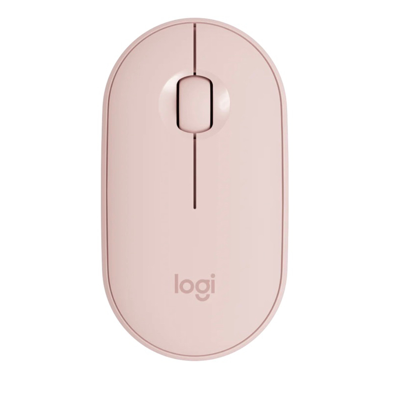 【Logitech 羅技】Pebble M350 (粉色）鵝卵石無線滑鼠