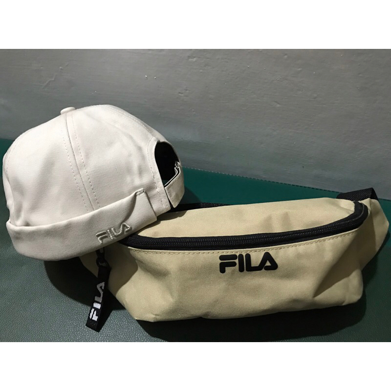 FILA 水兵帽 帽子 腰包 包包