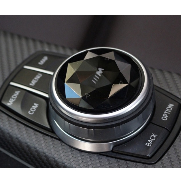 【BMW大旋鈕】通用款 玻璃鑽石樣式 防刮 只有大旋鈕才能用 F30 F10 G30 X系列 F02 F01 F11