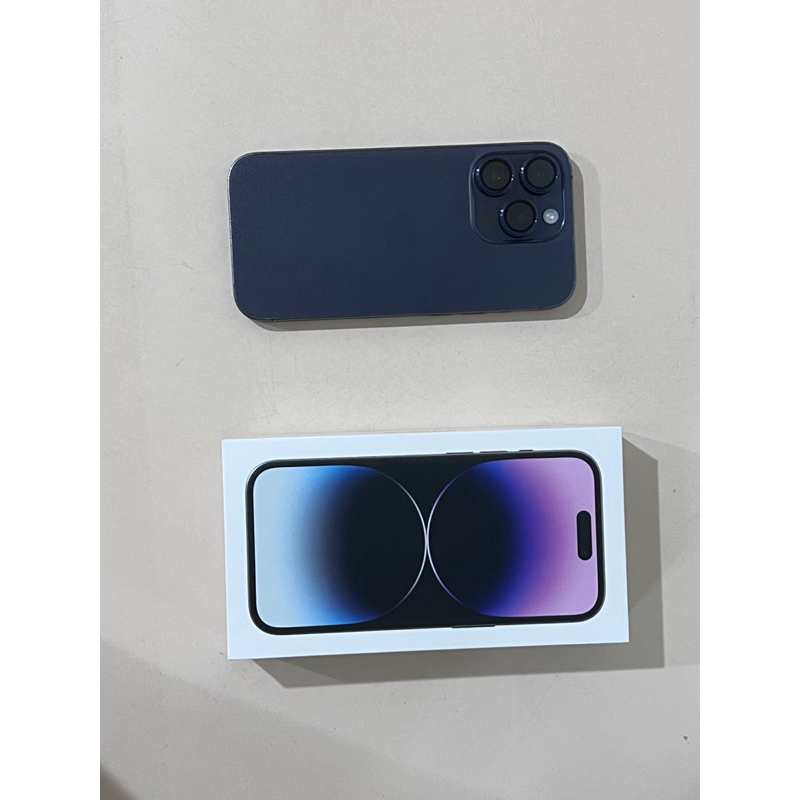 99成新二手機 Iphone 14 pro 1TB 紫色（僅使用兩次電池健康度100%）