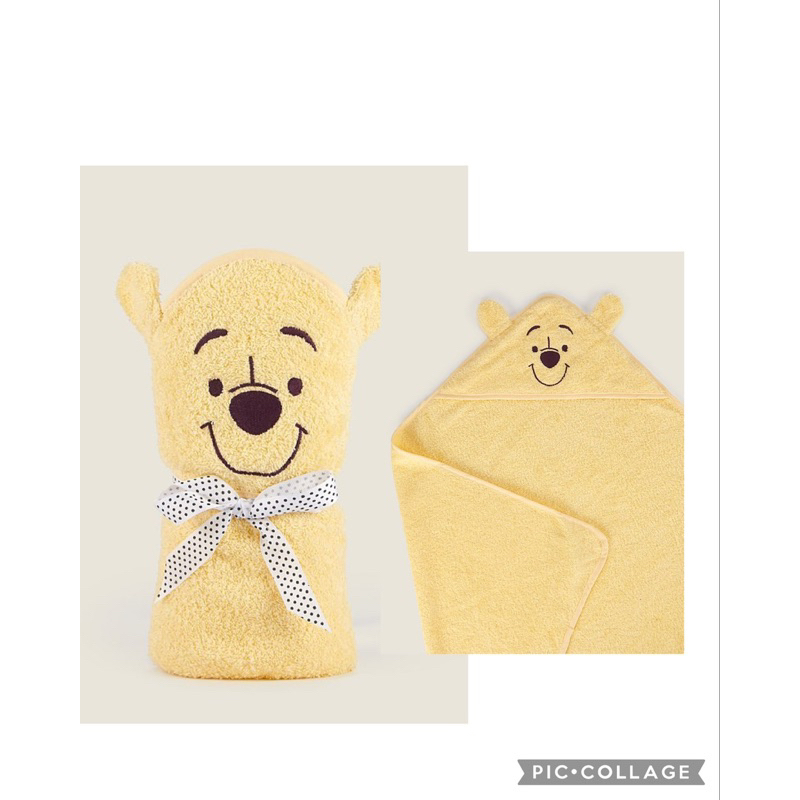 🔥現貨🔥🇬🇧英國連線 George 維尼浴巾 pooh Winnie 浴巾 嬰兒包巾 彌月禮 小熊維尼 Disney