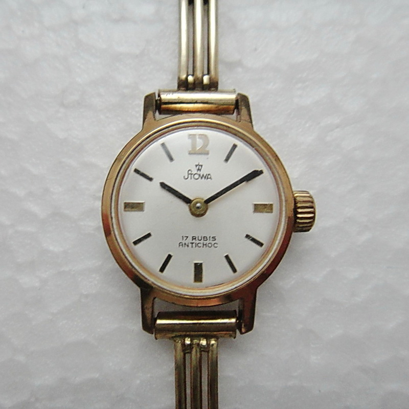 【拾年之路】 70年代瑞士製Stowa史托瓦17石機械錶/淑女錶(免運)