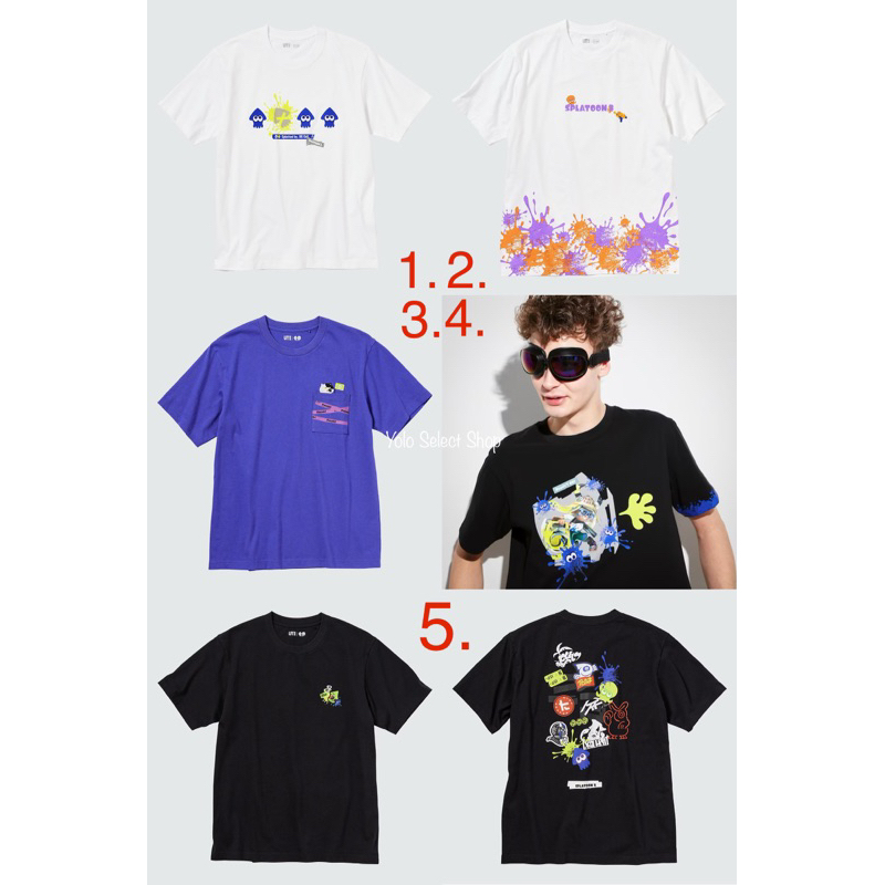 全新現貨 Splatoon 3 x Uniqlo Tee 短袖 任天堂 斯普拉遁 漆彈大作戰 UT 聯名