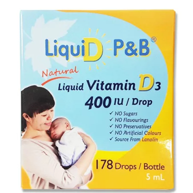 ❤️【優寶滴】 LiquiD P&B 高濃縮天然維生素D3❤️   📢📢