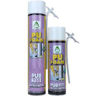 =藍鯨五金冷材= 樹牌 LUSH PU發泡填縫劑 (發泡劑) 750ml 百分百 發泡劑 500ml 裂縫修補 防水