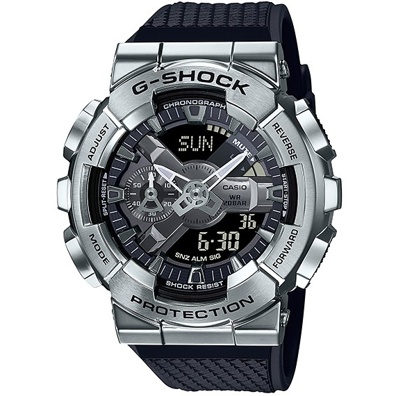 實體店附發票｜CASIO卡西歐 G-SHOCK 不鏽鋼 GM-110-1A 街頭手錶