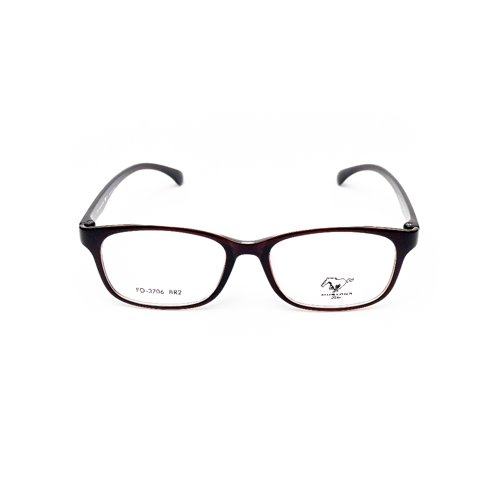 【全新特價】FORD MUSTANG 福特野馬 FD3706 BR2 塑鋼鏡框眼鏡 光學鏡架 棕色