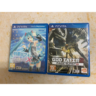 【現貨】二手 PSVITA遊戲片 初音未來 -Project DIVA- X & GOD EATER 2(噬神者2)