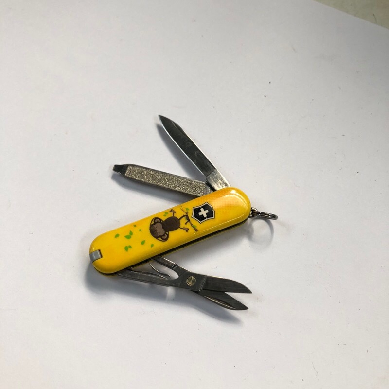 ［沐沐屋］victorinox 維氏 58mm經典七用 限量印花 瑞士刀 三隻猴子