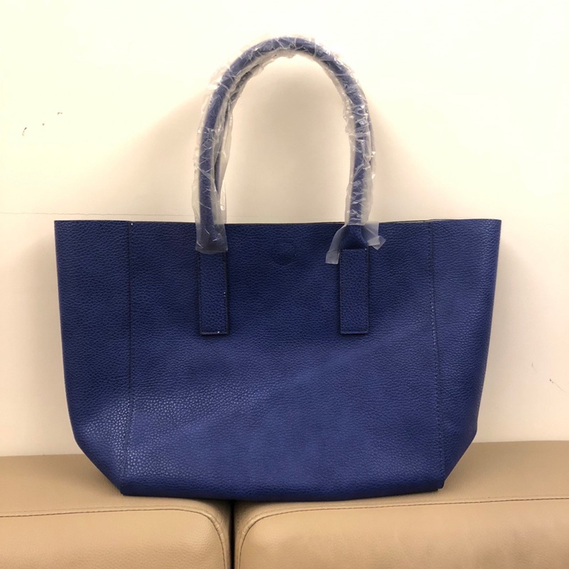 韓版 時尚手提袋 質感藍 便當包 手提包 餐袋 手提袋 單肩包 小物包 小手提袋 購物袋 便當袋 小方包
