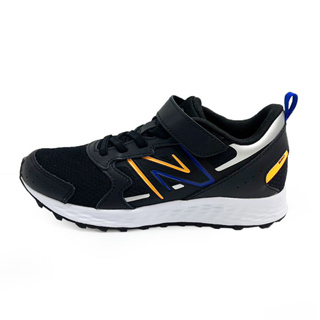 NEW BALANCE NB650 中童鞋 運動鞋 慢跑鞋 Wide 超好穿 黑藍橘線條 YT650BH1