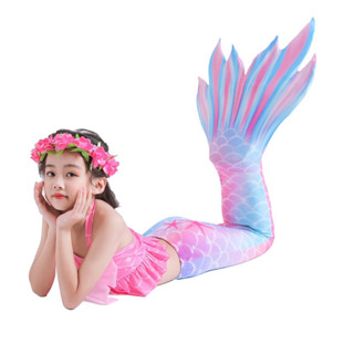 ♥️臺灣現貨♥️（新款）美人魚泳衣 美人魚尾 兒童泳衣 女童泳衣 溫泉泳衣 美人魚泳衣腳蹼 美人魚裝