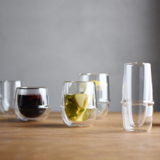 日本KINTO KRONOS 雙層玻璃酒杯 / 多款容量玻璃杯