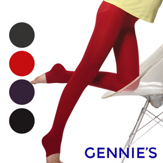 【Gennies 奇妮】孕婦專用時尚彈性厚棉踩腳褲襪/九分褲襪(GM34)