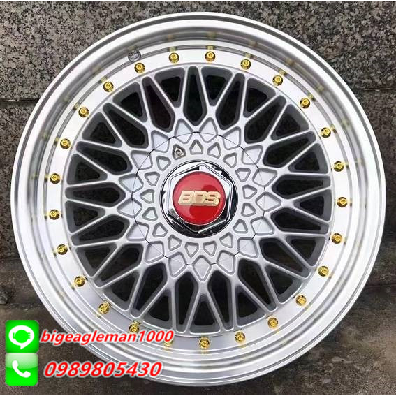 類 BBS RS 14吋 細閃銀 4孔100 4孔114.3 JDM MARCH YARIS GOLF PRZ LUPO