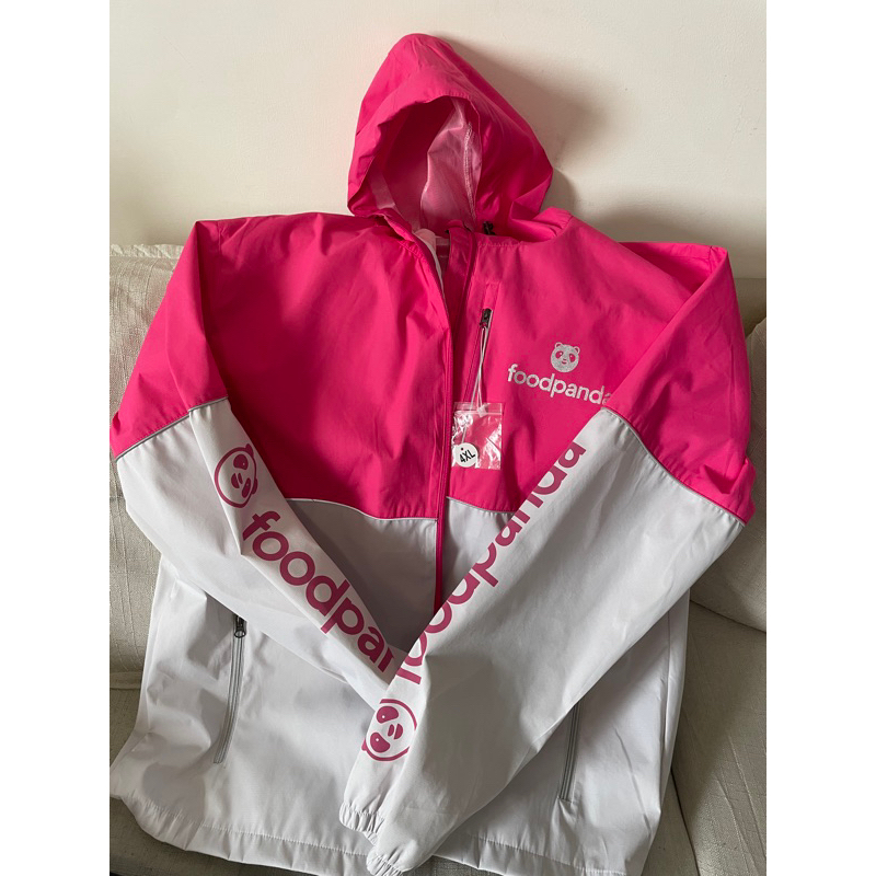 全新Foodpanda 熊貓長袖連帽外套（4XL)