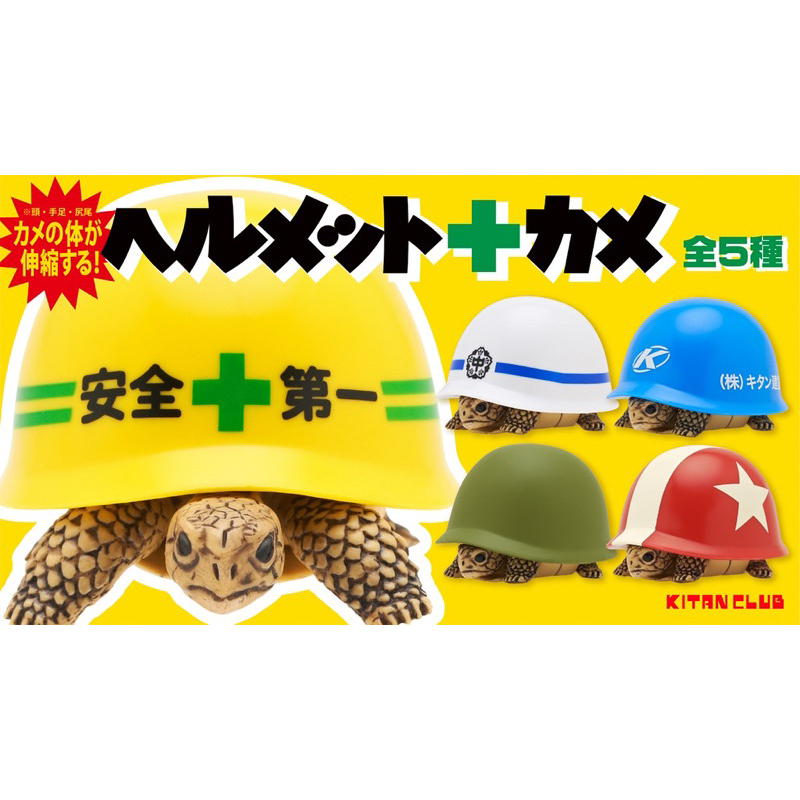 日本知名轉蛋品牌奇譚俱樂部-安全帽⛑️烏龜🐢